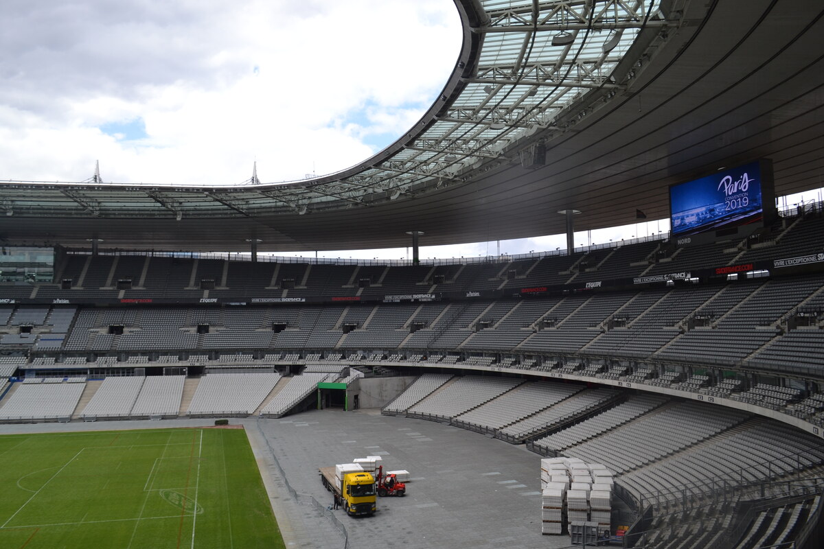 Stade de France pictured in June 2019. Archival venue photograph, not Sunday’s NFL game.